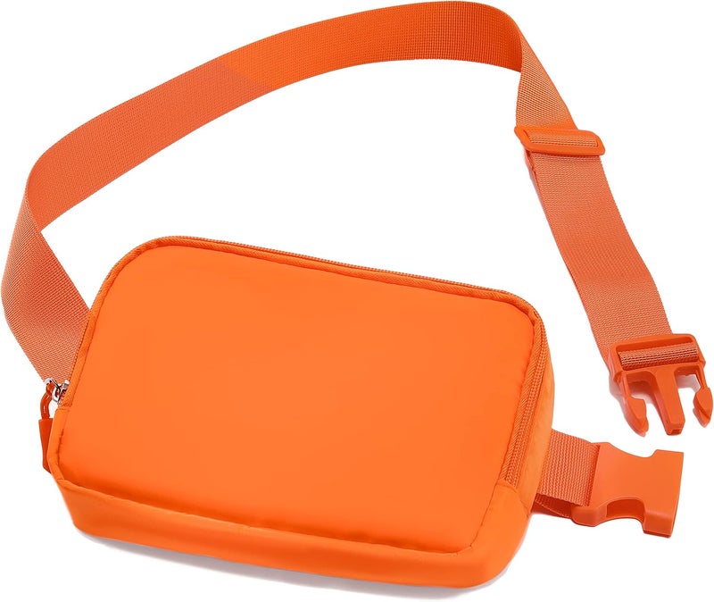 Joysoda Fanny Pack,Belt Bag,40 Inch Asjustable Strap Everywhere Belt Bag,for Women and Men Orange - Image 1